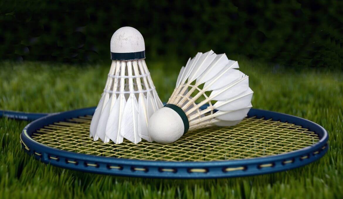 badminton racket and